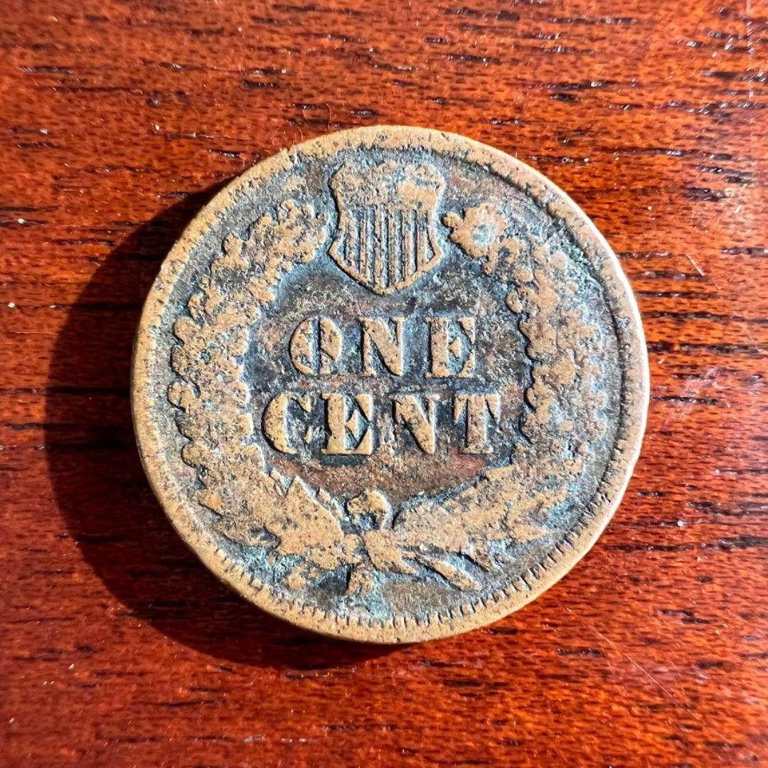 1864-1909 Indian Head Penny 50 Coin Roll AG/Culls - Image 3