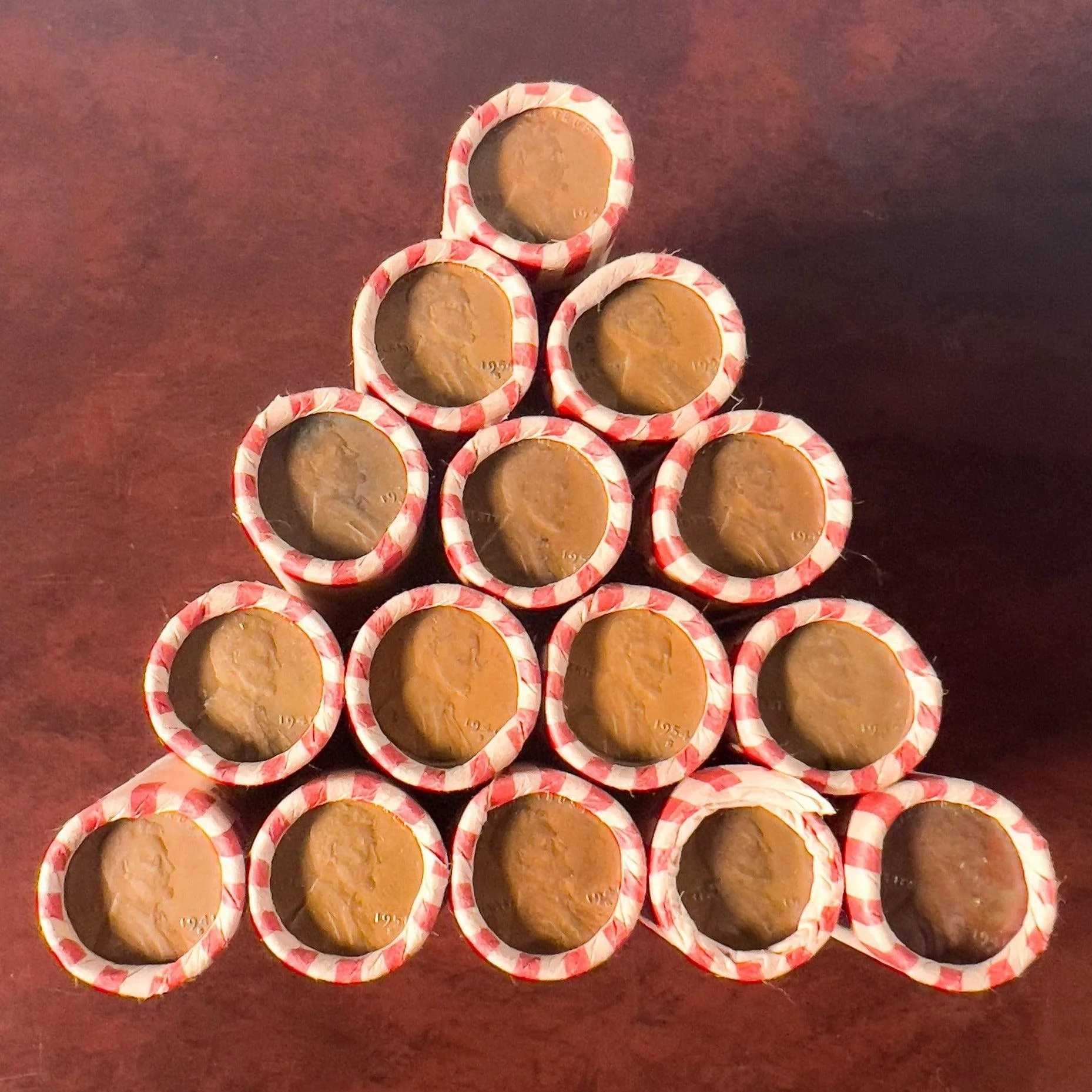 1909-1958 P/D/S Wheat Cent Roll (Avg Circ) | TRULY UNSEARCHED Wheat Penny Roll - Image 3