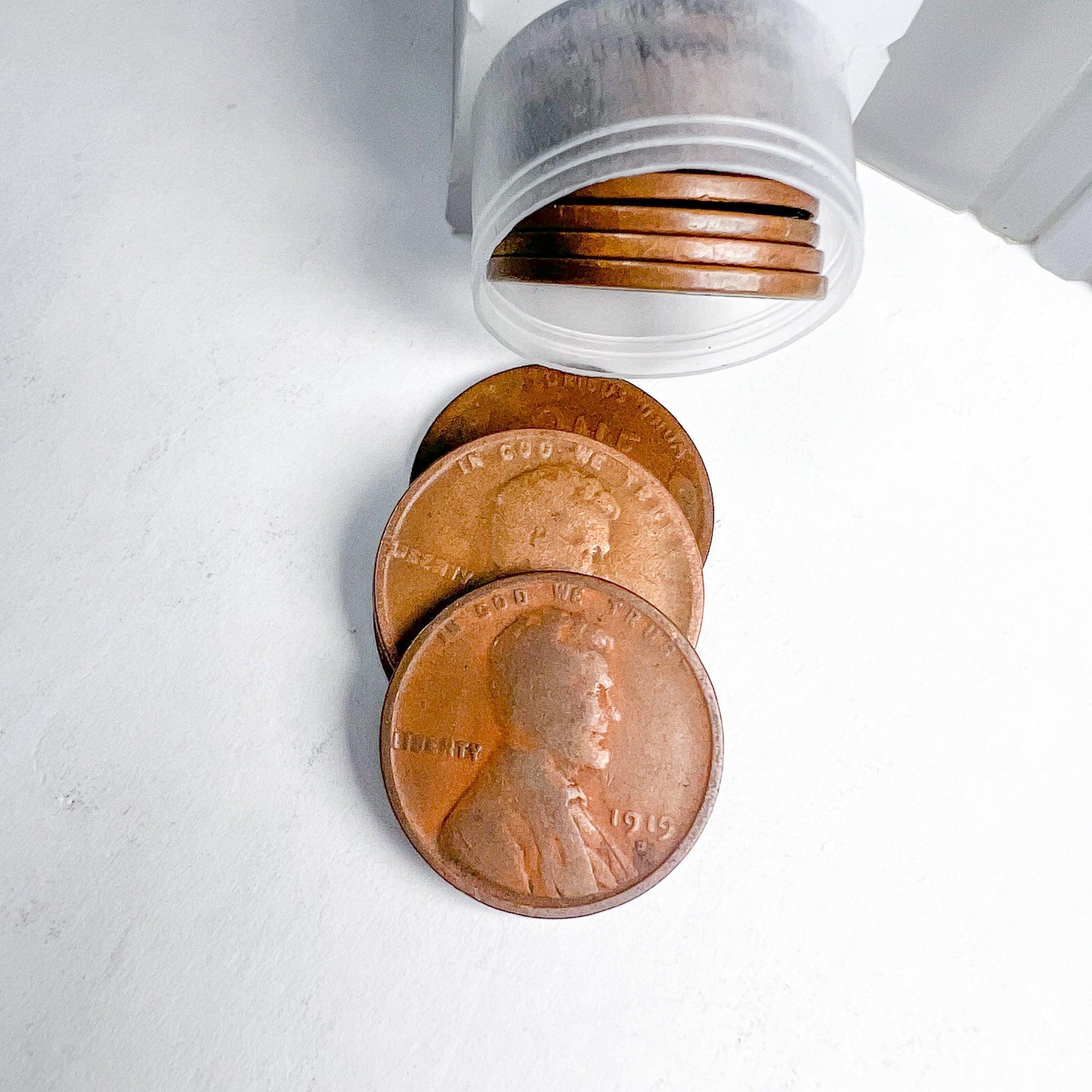 1919 Wheat Cent Roll (P/D/S) - Circulated