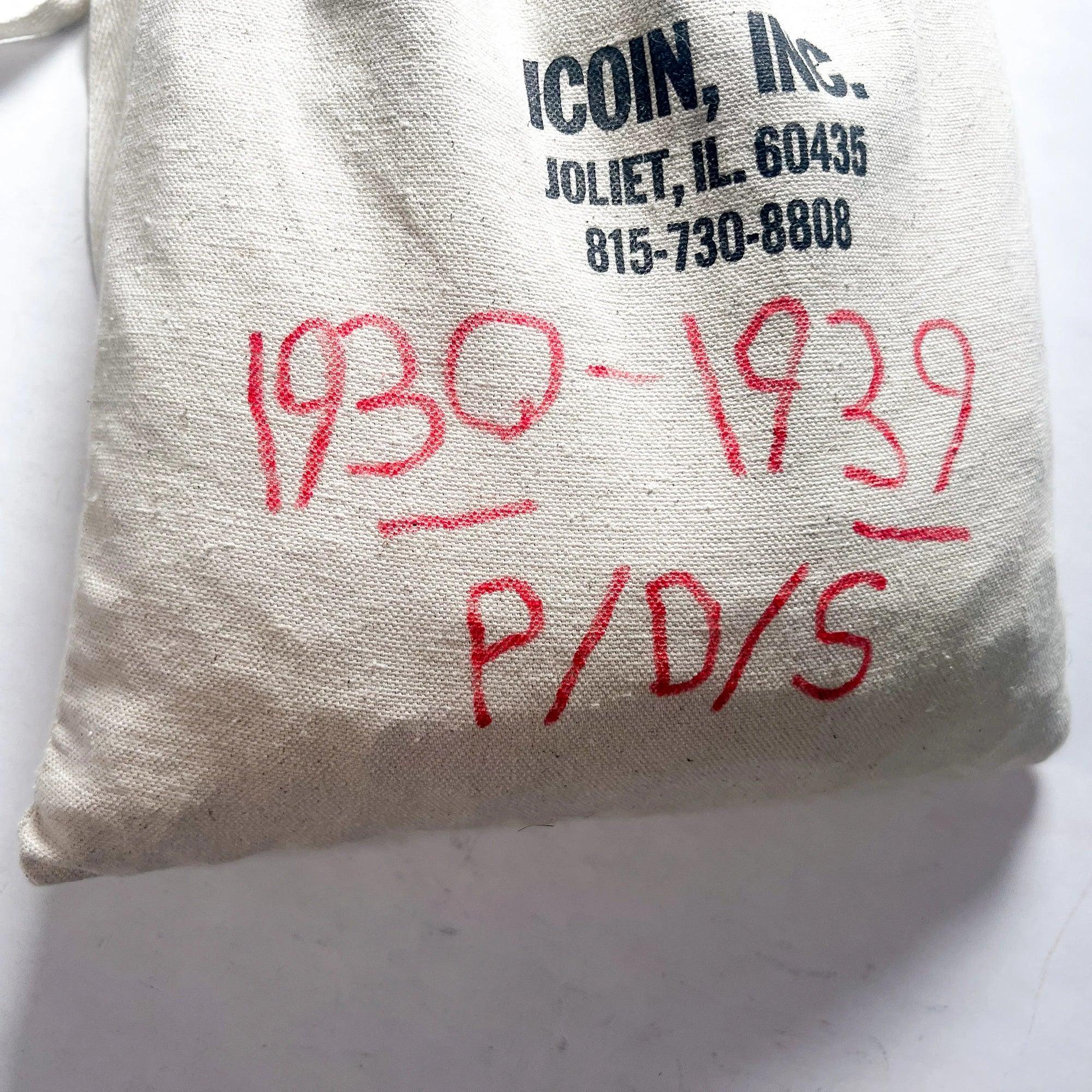 1930-1939 Wheat Cent 1000 Coin Bag - Image 7