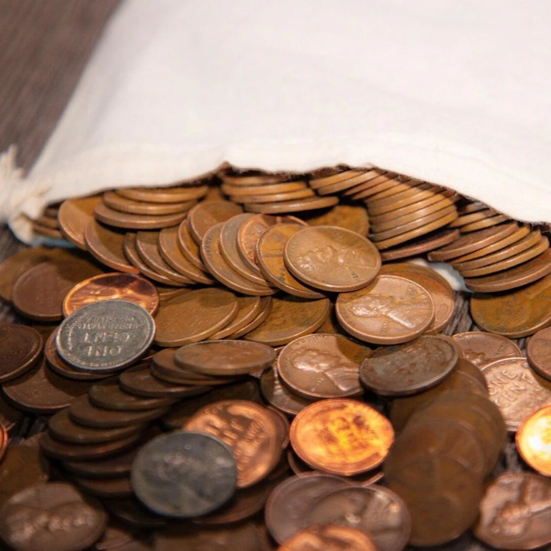 500 Wheat Cent Bag (1909-1958) TRULY UNSEARCHED + SEEDED - Image 2