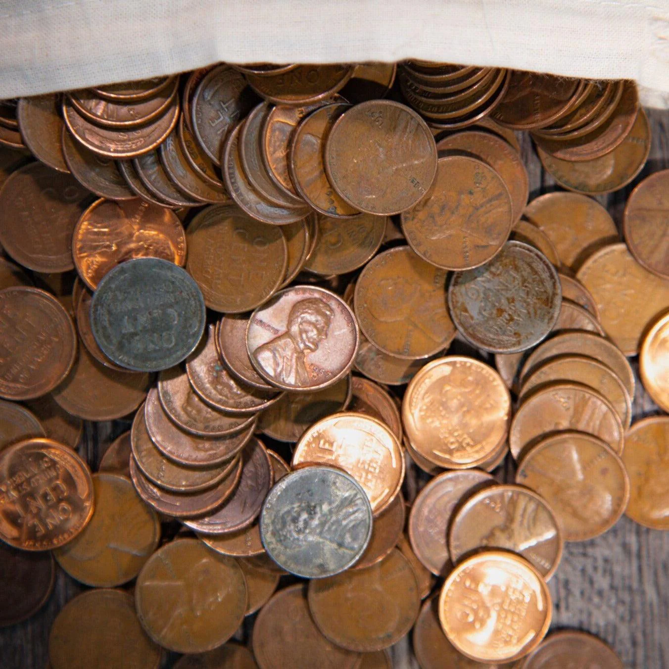 500 Wheat Cent Bag (1909-1958) TRULY UNSEARCHED + SEEDED - Image 3