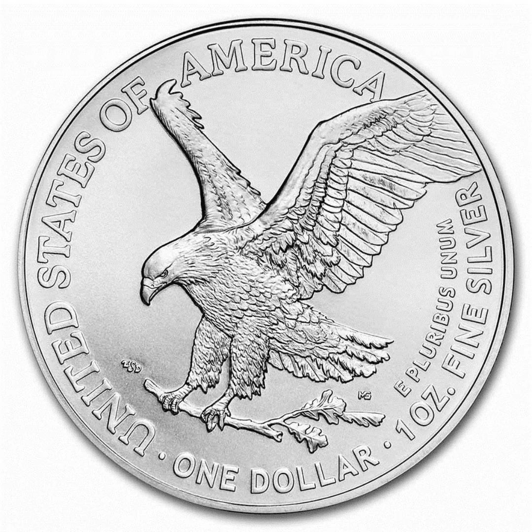 1 oz American Silver Eagle Coin BU (Random Year) - Image 3