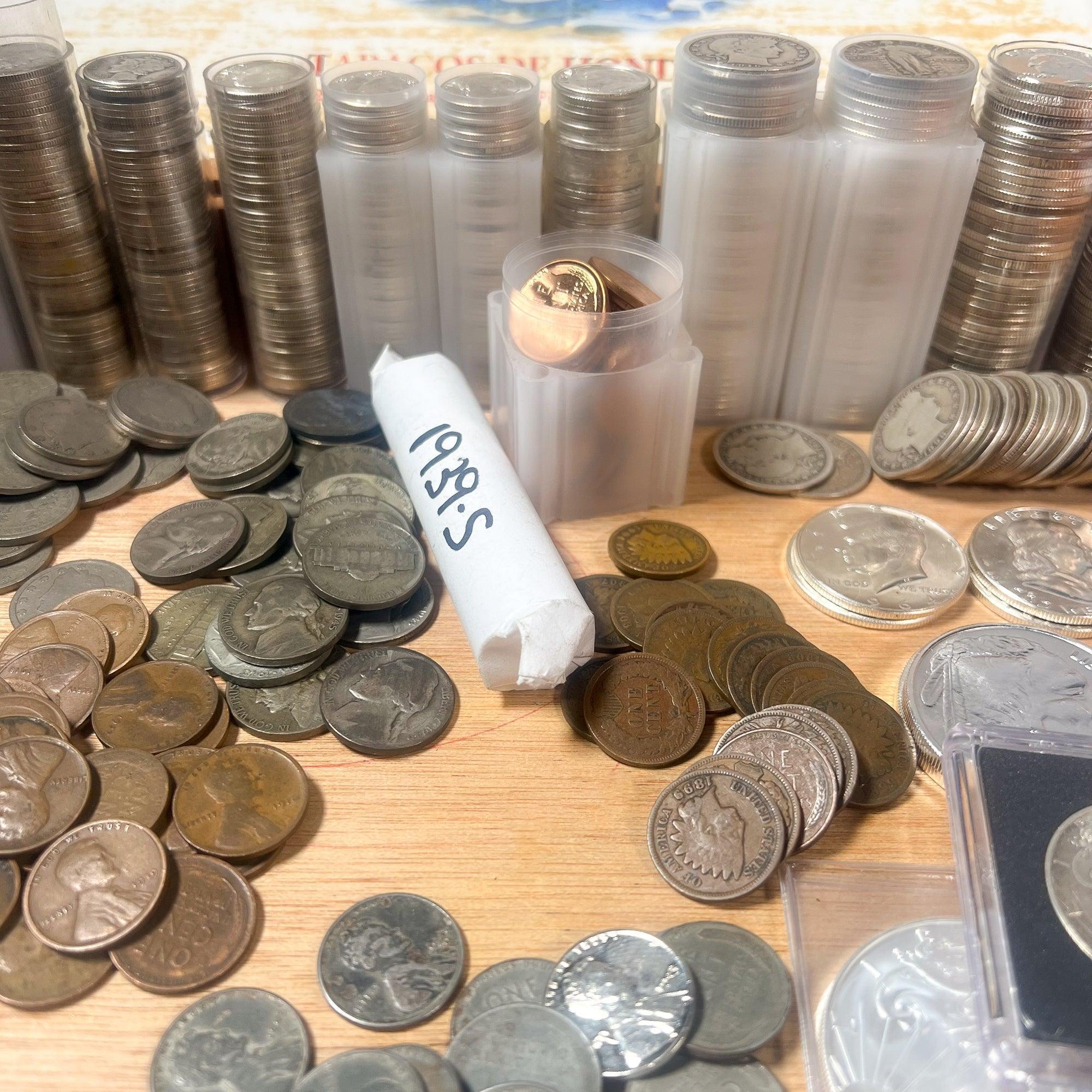 Cigar Box Mixed U.S. Coin Lot (Vintage) | LIQUIDATION SALE - Image 6
