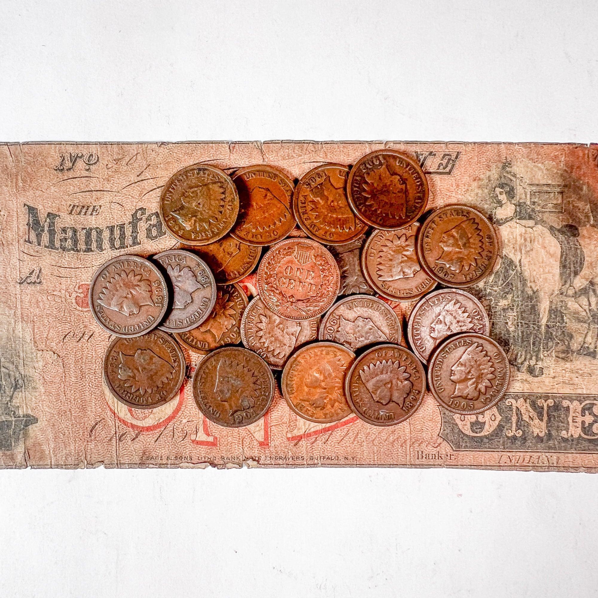 1864-1909 Indian Head Cent Grab Bag (Avg Circ/VG) - Image 5