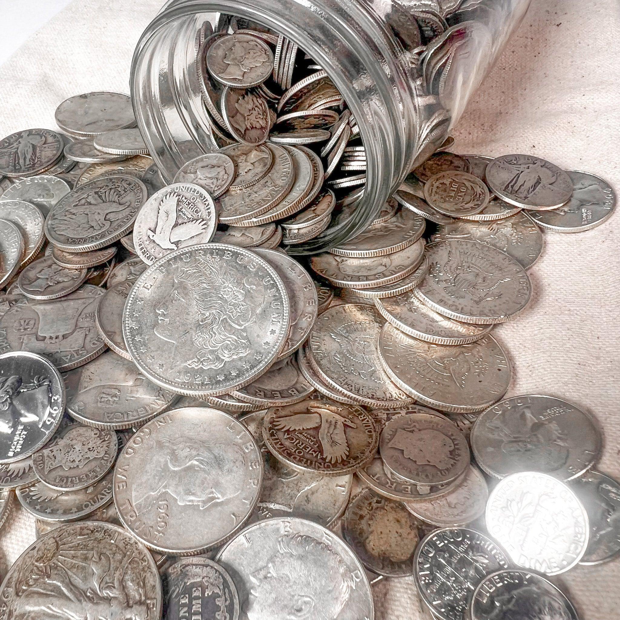 Mason Jar Silver Coin Mixed Lot - Image 2