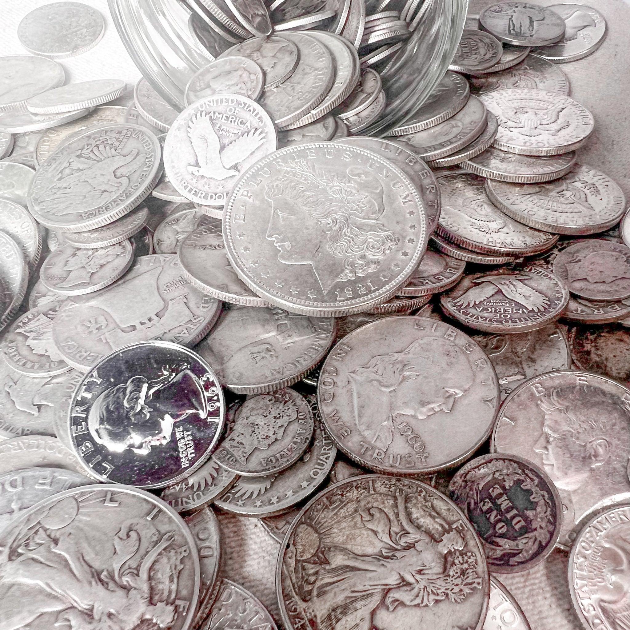 Full Mason Jar Silver Coin Mixed Lot | Estate Sale Liquidation - Image 9