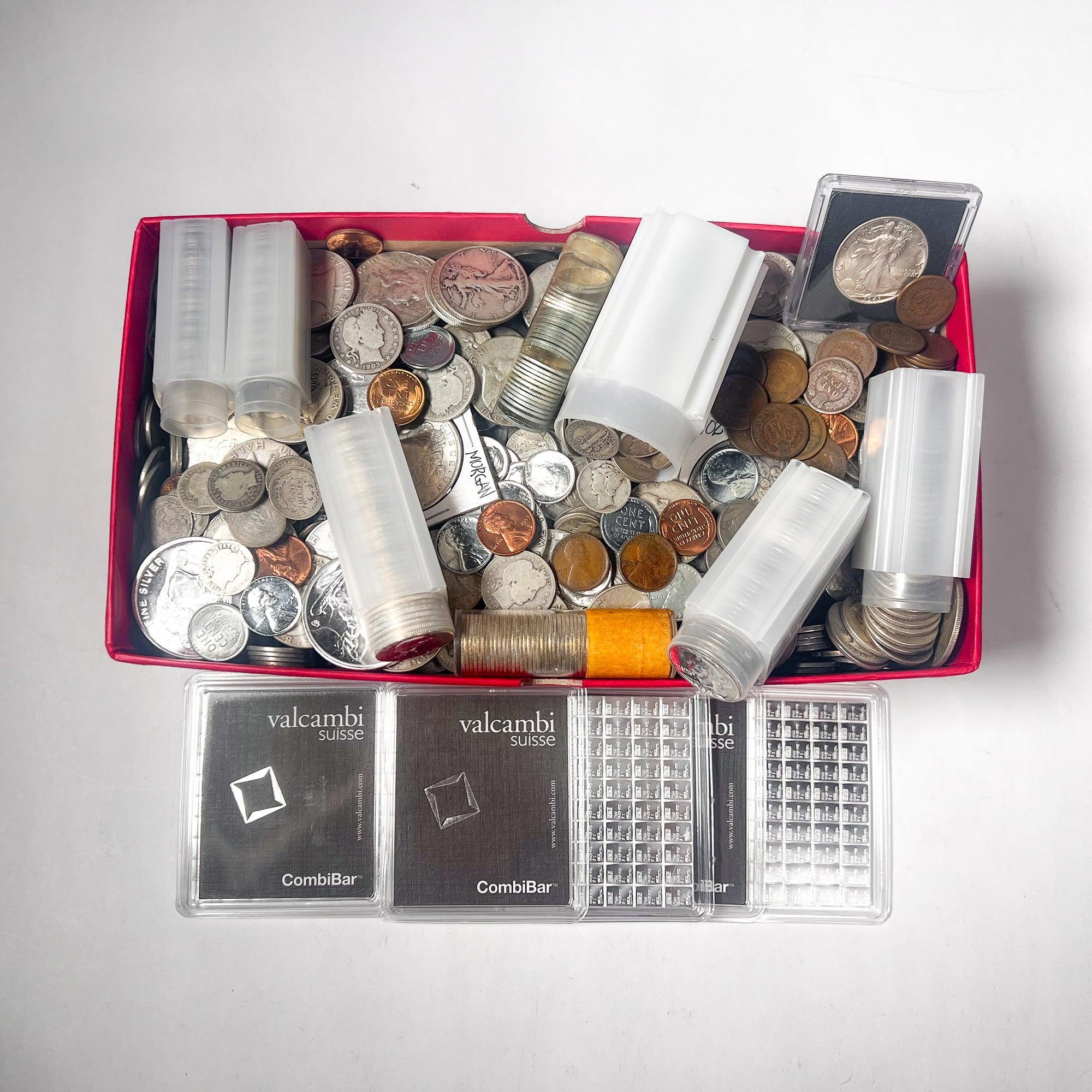 Red Carded Box Mixed Coin Lot (Vintage U.S. Coins) - Image 10