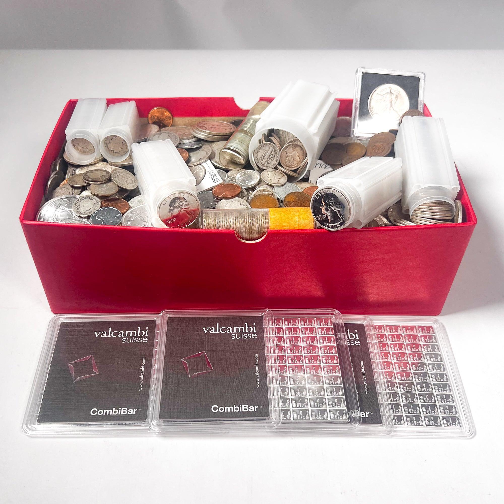 Red Carded Box Mixed Coin Lot (Vintage U.S. Coins) - Image 5