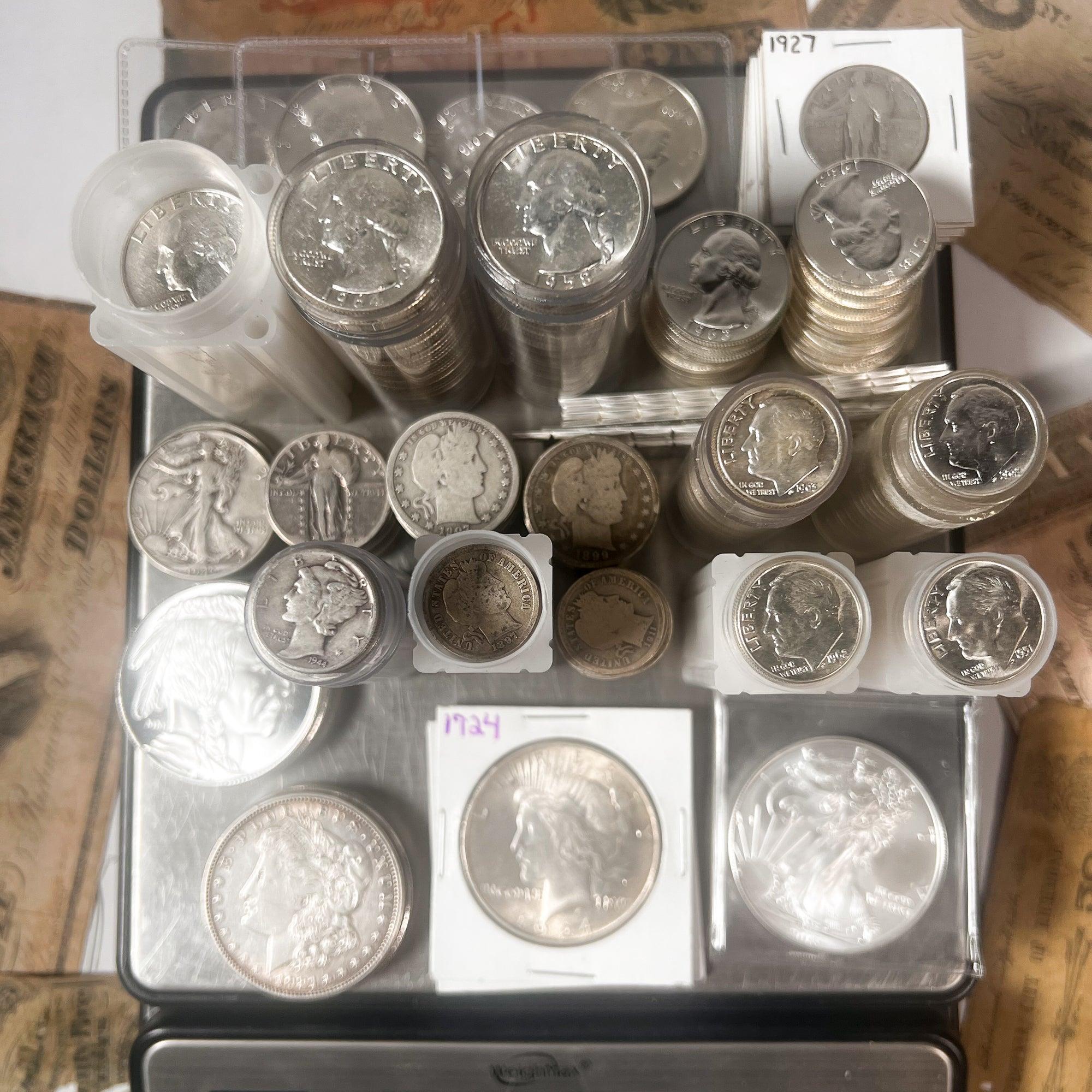 U.S. Silver Scale Mixed Lot (Vintage U.S. Coins) - Image 3