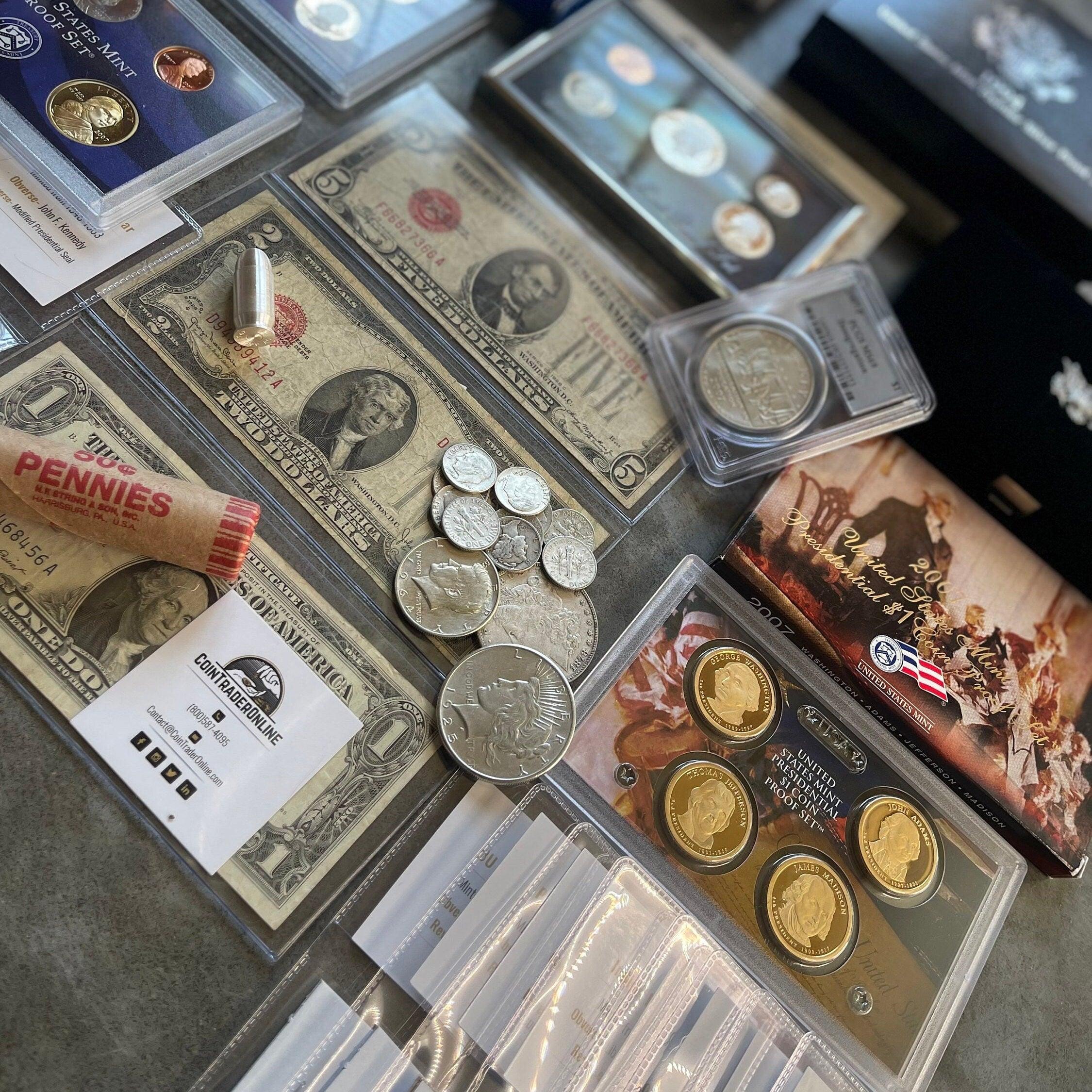 Vintage U.S Coins & Currency Numismatic Box - Image 3